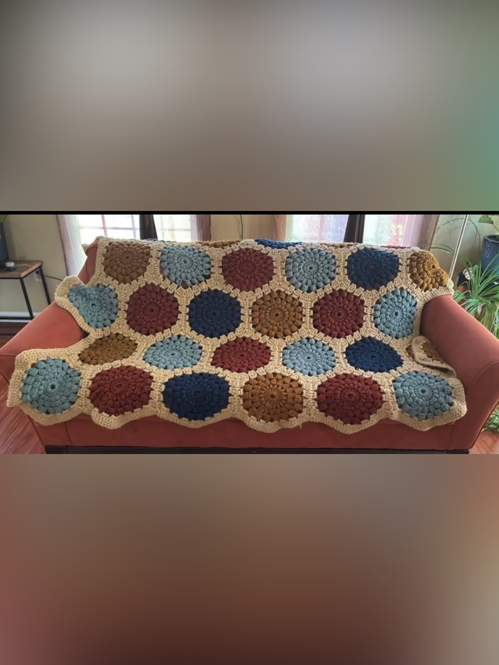 Hand crocheted Afghan
